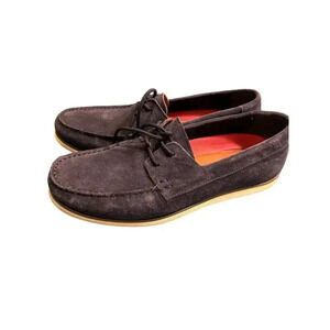 Section X Men's Loafers Boat Shoes - Size 12 Blue Suede